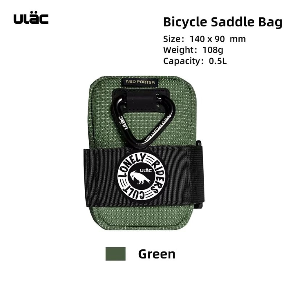 ULAC 05L Waterproof Bicycle Saddle Bag Shockproof Mini Rear Tail Pouch 9