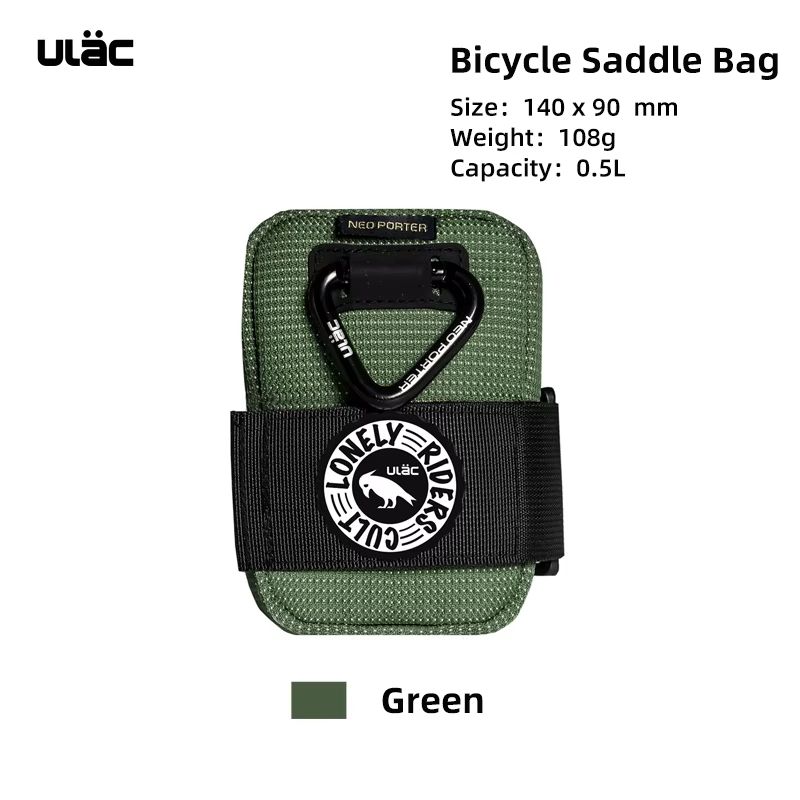 ULAC 05L Waterproof Bicycle Saddle Bag Shockproof Mini Rear Tail Pouch 9