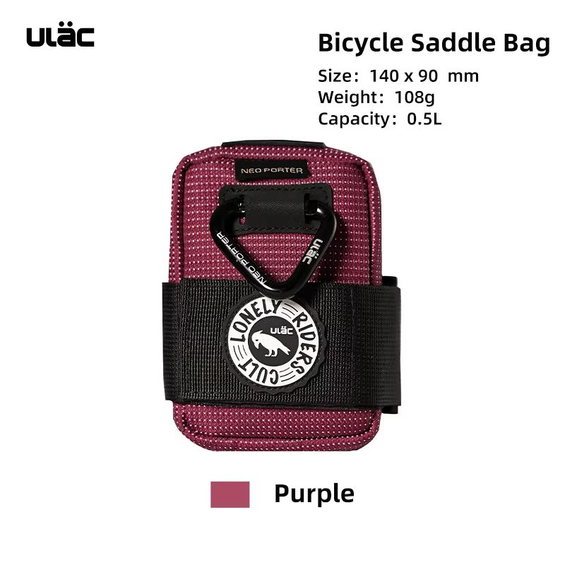 ULAC 05L Waterproof Bicycle Saddle Bag Shockproof Mini Rear Tail Pouch 11