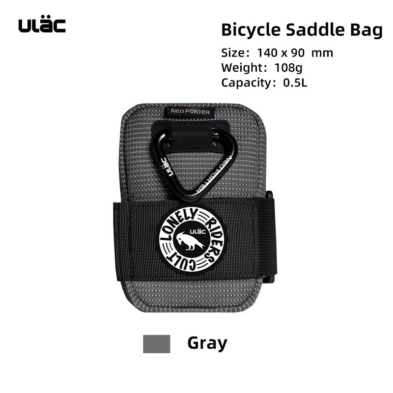 ULAC 05L Waterproof Bicycle Saddle Bag Shockproof Mini Rear Tail Pouch 8
