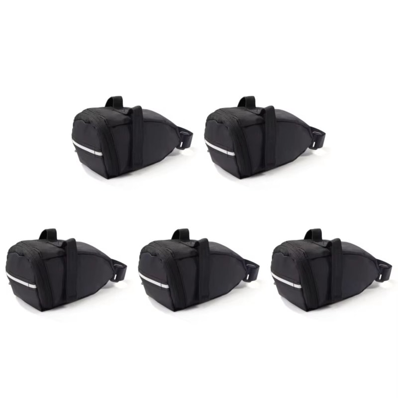 1 L 026 Gal Waterproof Bicycle Saddle Bag Reflective Rear Tool Storage Pouch 11