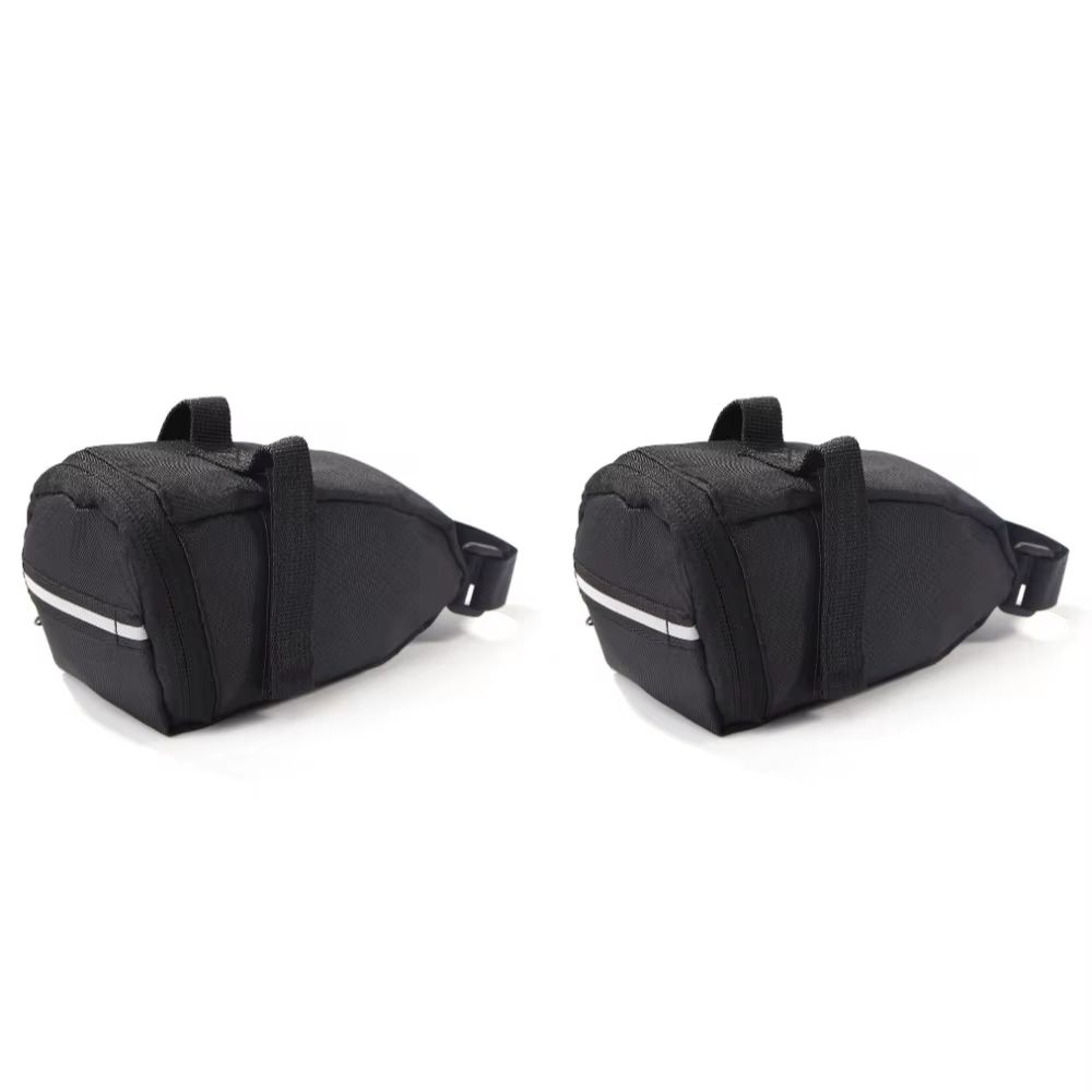1 L 026 Gal Waterproof Bicycle Saddle Bag Reflective Rear Tool Storage Pouch 8