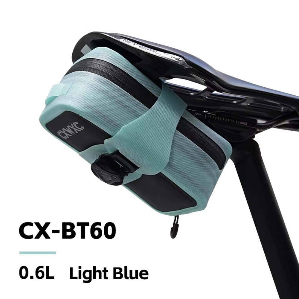 CXWXC Waterproof TPU Bike Saddle Bag 06L With BOA Lock System 12