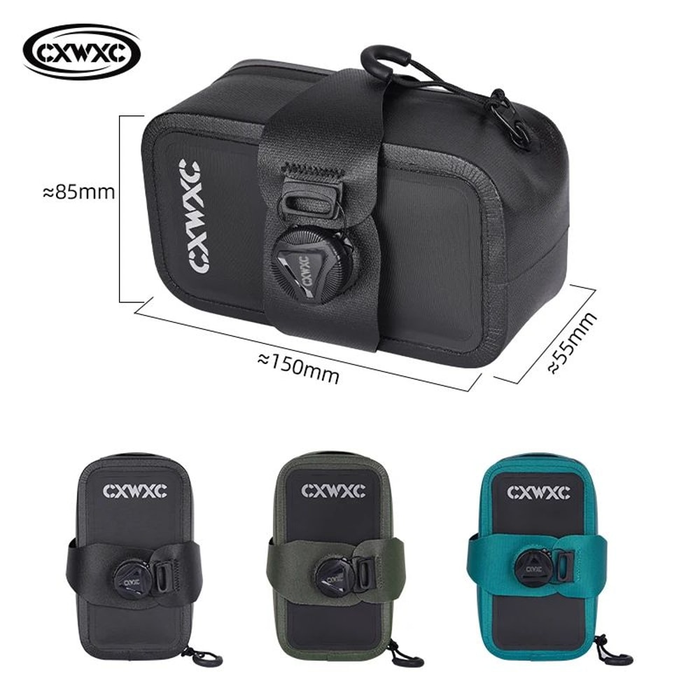 CXWXC Waterproof TPU Bike Saddle Bag 06L With BOA Lock System 1
