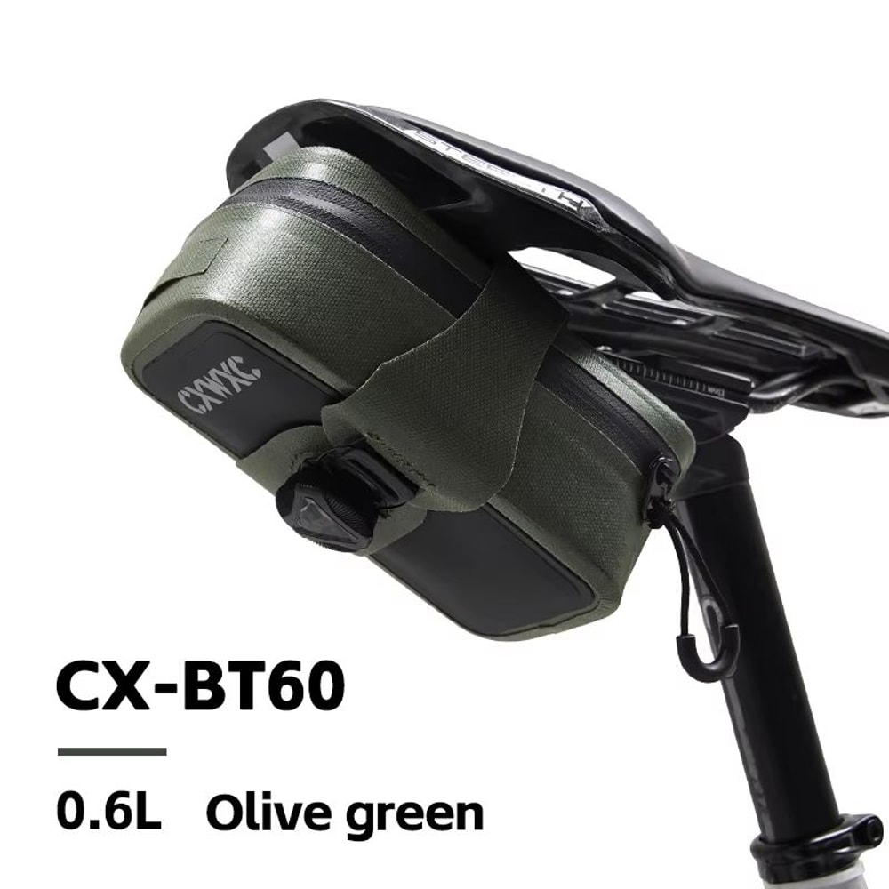 CXWXC Waterproof TPU Bike Saddle Bag 06L With BOA Lock System 8