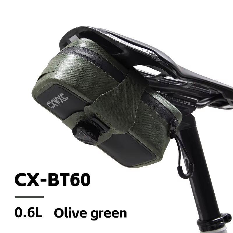 CXWXC Waterproof TPU Bike Saddle Bag 06L With BOA Lock System 8