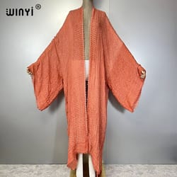 luxury sheer beach kimono abaya maxi cover up for women