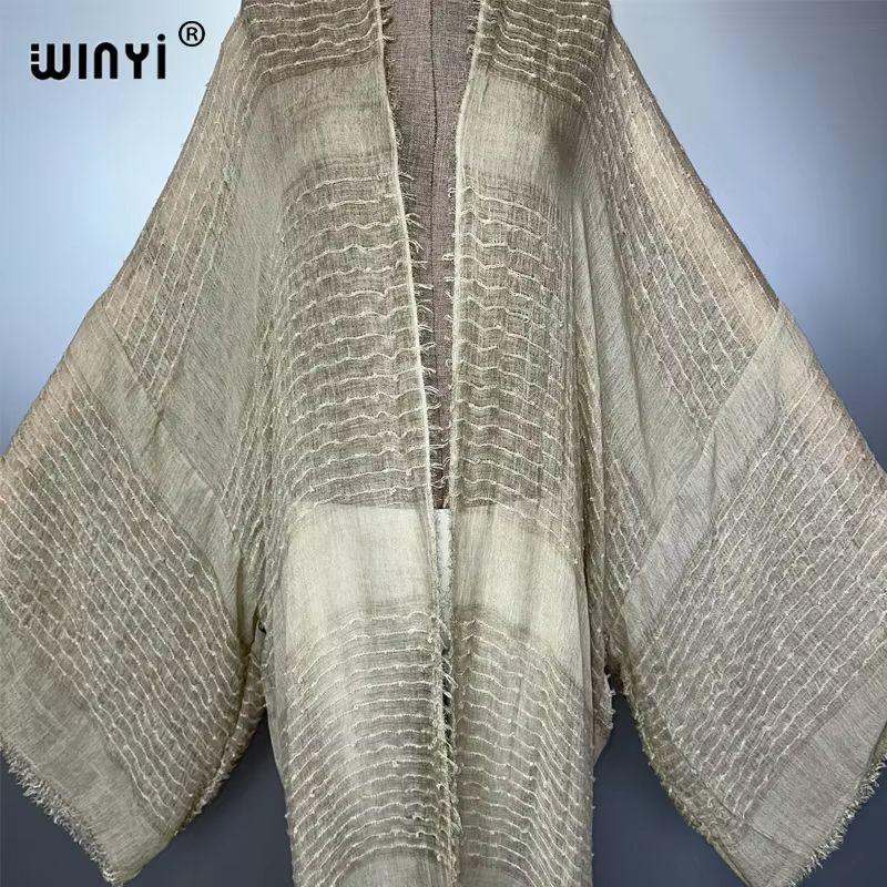 Boho Soft Cardigan Beach Kimono Maxi Cover Up For Women 1