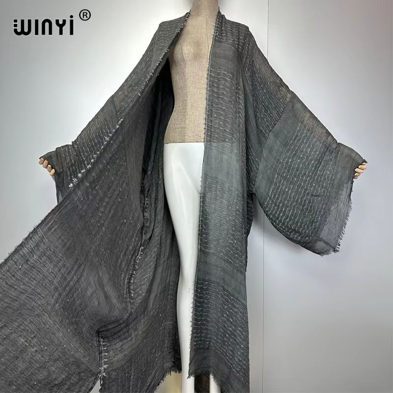 Boho Soft Cardigan Beach Kimono Maxi Cover Up For Women 5