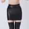 Elastic PU Mesh Hip Wrapping Mini Skirt For Women 6