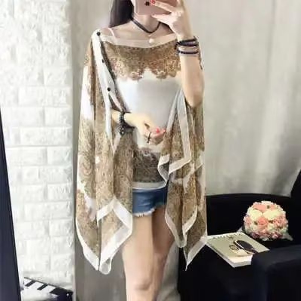 Lightweight Beach Shawl Scarf CoverUp Cardigan For Women 15