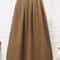 High Waist Pleated Maxi Skirt For Women 7