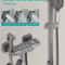 Grey Wall Mounted Digital Display Shower System Full Set 9