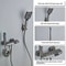 Grey Wall Mounted Digital Display Shower System Full Set 10
