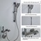 Grey Wall Mounted Digital Display Shower System Full Set 11