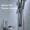 Grey Wall Mounted Digital Display Shower System Full Set 4