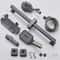 Gun Grey Digital Display Shower System With Piano Key Mixer 5