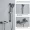 Gun Grey Digital Display Shower System With Piano Key Mixer 7