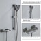 Gun Grey Digital Display Shower System With Piano Key Mixer 7