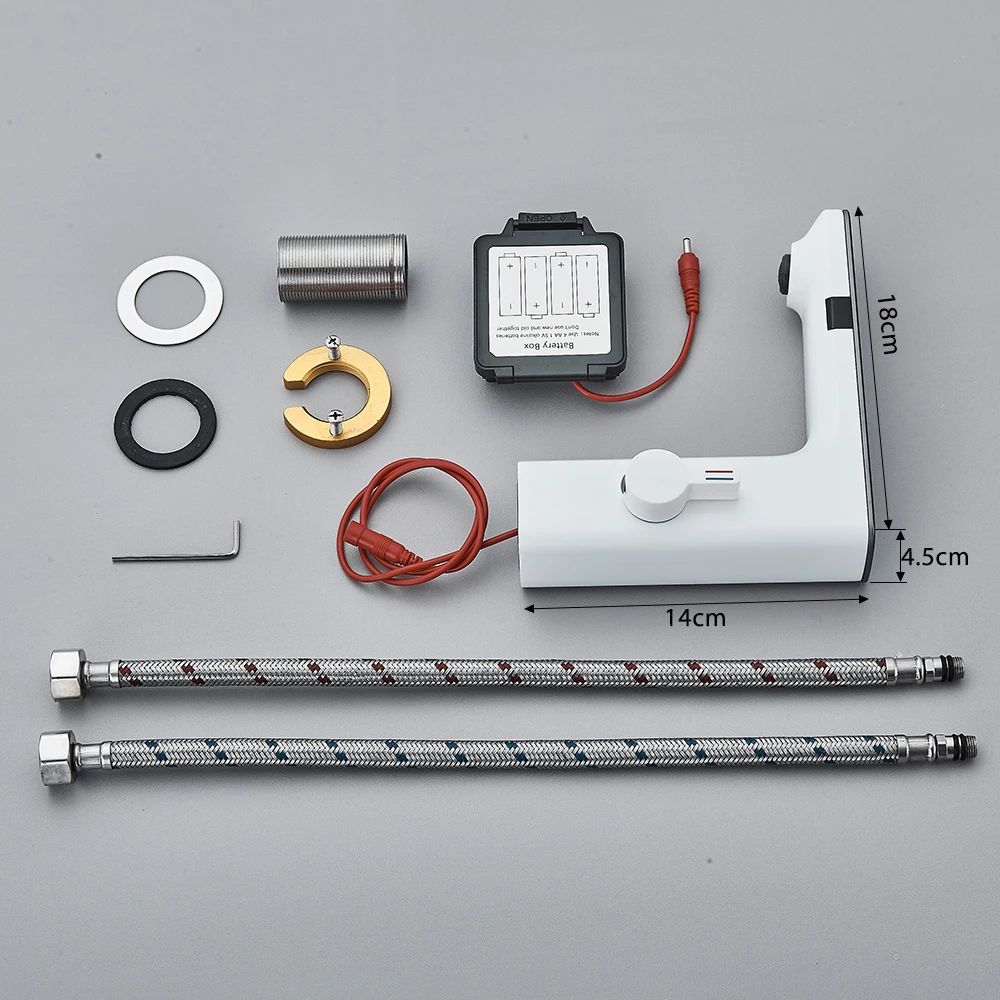 Smart Sensor Touchless Basin Faucet With Digital Temperature Display 5