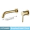 Brushed Gold Black Concealed Wall Mounted Basin Faucet Mixer 10
