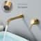 Brushed Gold Black Concealed Wall Mounted Basin Faucet Mixer 1