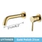 Brushed Gold Black Concealed Wall Mounted Basin Faucet Mixer 19