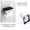 Stainless Steel Bathroom Hardware Set With Toilet Paper Holder And Accessories 4