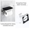 Stainless Steel Bathroom Hardware Set With Toilet Paper Holder And Accessories 4