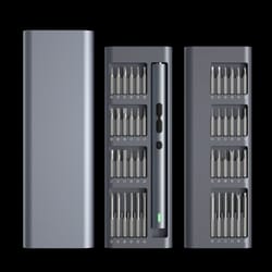 rechargeable 62-in-1 electric precision screwdriver set with magnetic bits