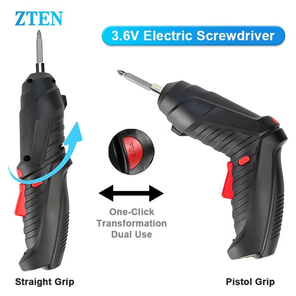 47Piece Rechargeable Cordless Electric Screwdriver Mini Drill Set 2