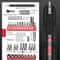 Rechargeable Precision Electric Screwdriver Mini Drill Set 6