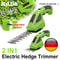 HILDA 2in1 Cordless Handheld Hedge And Grass Trimmer 0