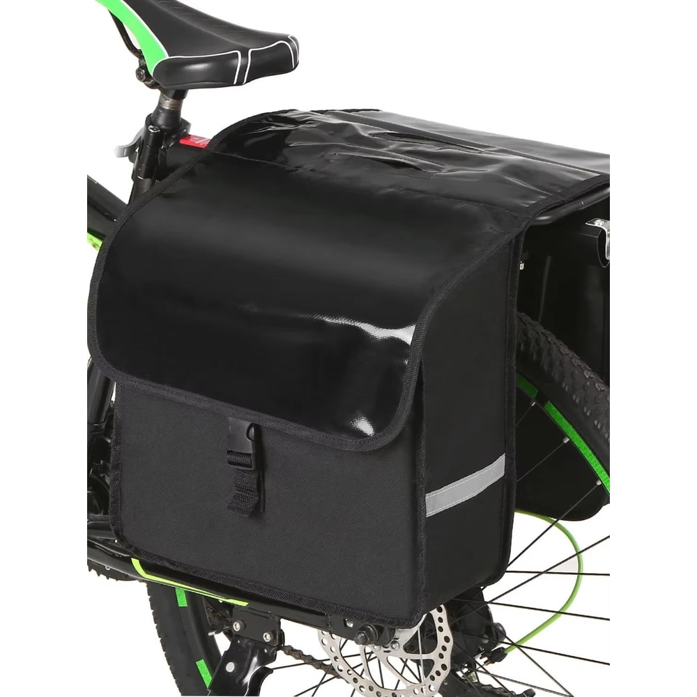 28L WaterResistant Rear Bike Rack Pannier Bag 0