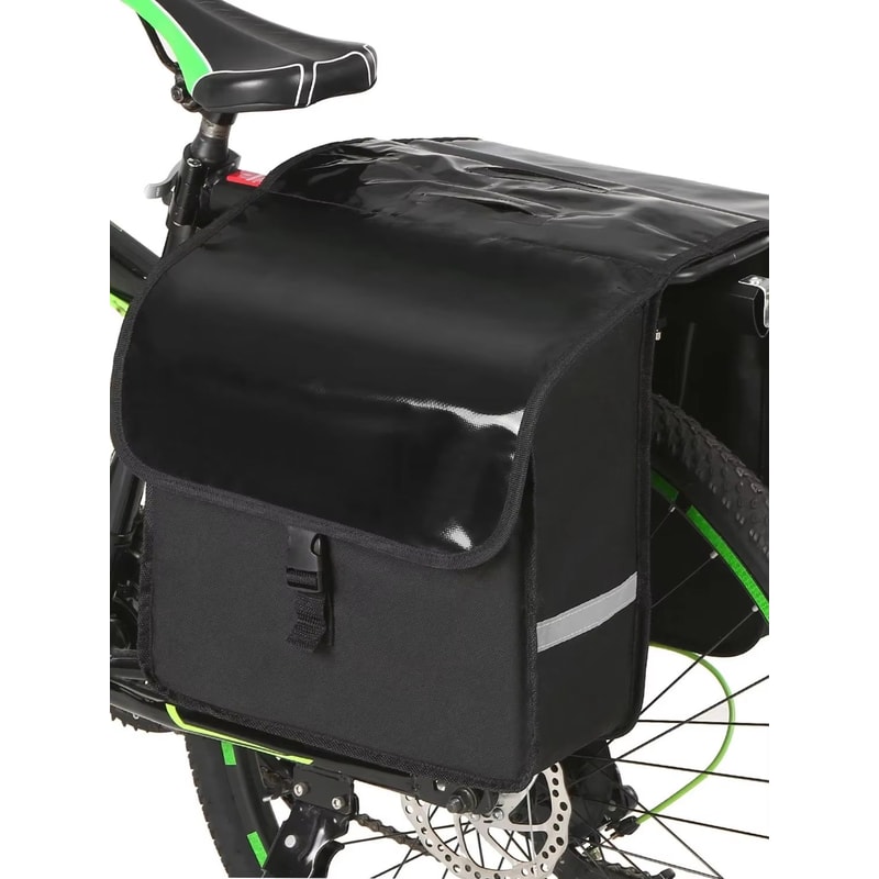 28L WaterResistant Rear Bike Rack Pannier Bag 0