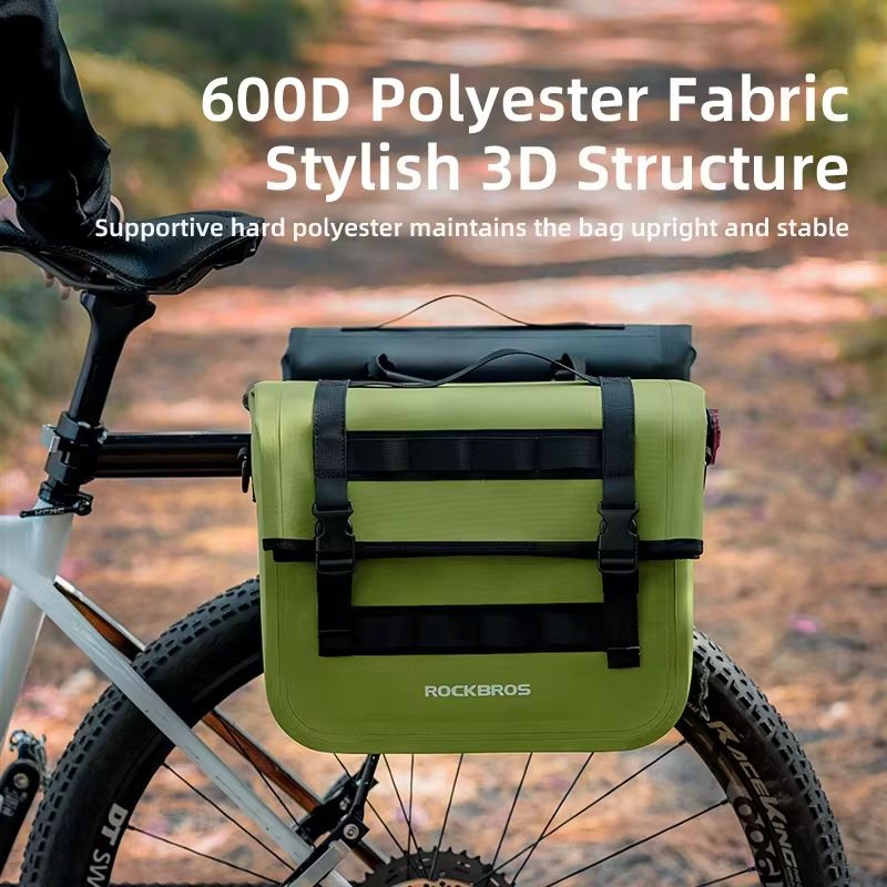 ROCKBROS 15 L Waterproof Rear Bike Rack Pannier Bag 2