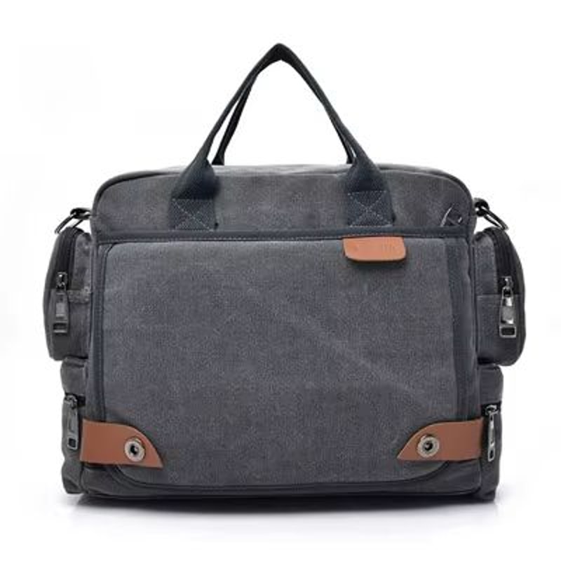Canvas Crossbody Messenger Bag For Men 8