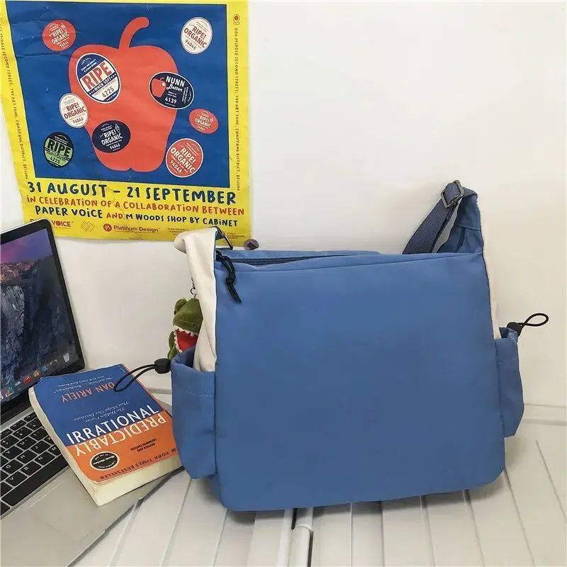 Waterproof Nylon Messenger Bag Crossbody Satchel For Women Men 4