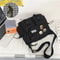 Waterproof Nylon Messenger Bag Crossbody Satchel For Women Men 18