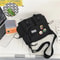 Waterproof Nylon Messenger Bag Crossbody Satchel For Women Men 22