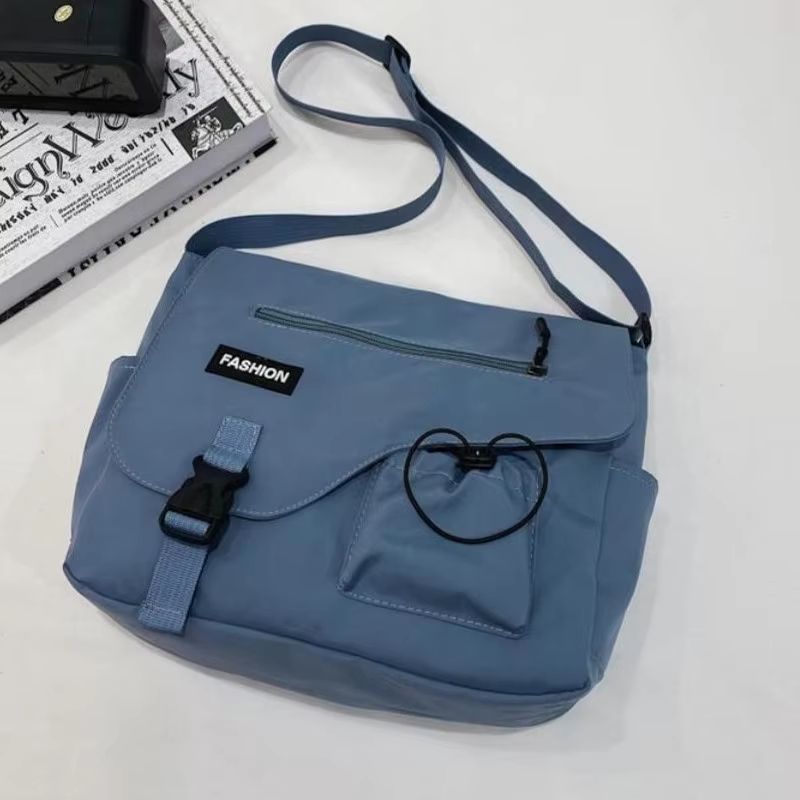 Waterproof Nylon Messenger Bag Crossbody Satchel For Women Men 28