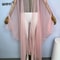 WINYI Monochrome Sheer Kimono Swimsuit Cover Up Dress For Women 4
