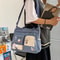 Waterproof Oxford Canvas Tote Crossbody Messenger Bag For Women 8