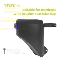 waterproof hard shell teardrop bike seat tube saddle bag - shock-absorbing bicycle storage