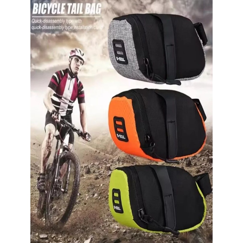 Reflective Waterproof MTB Bicycle Saddle Bag Seat Rear Tool Pouch 5
