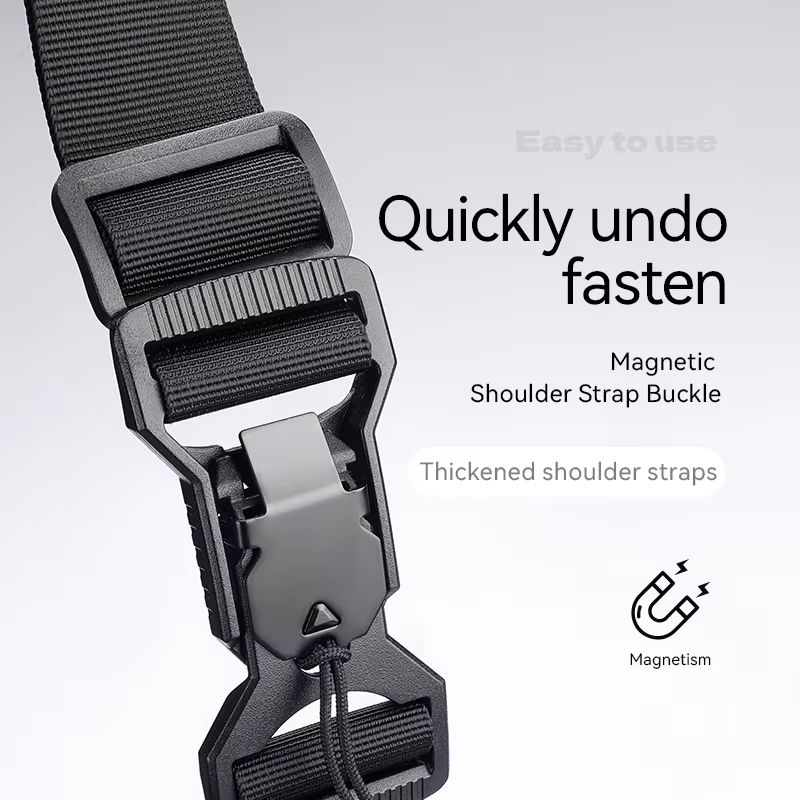 MarkRyden Waterproof Magnetic Buckle Crossbody Satchel With YKK Zipper Large Capacity 4