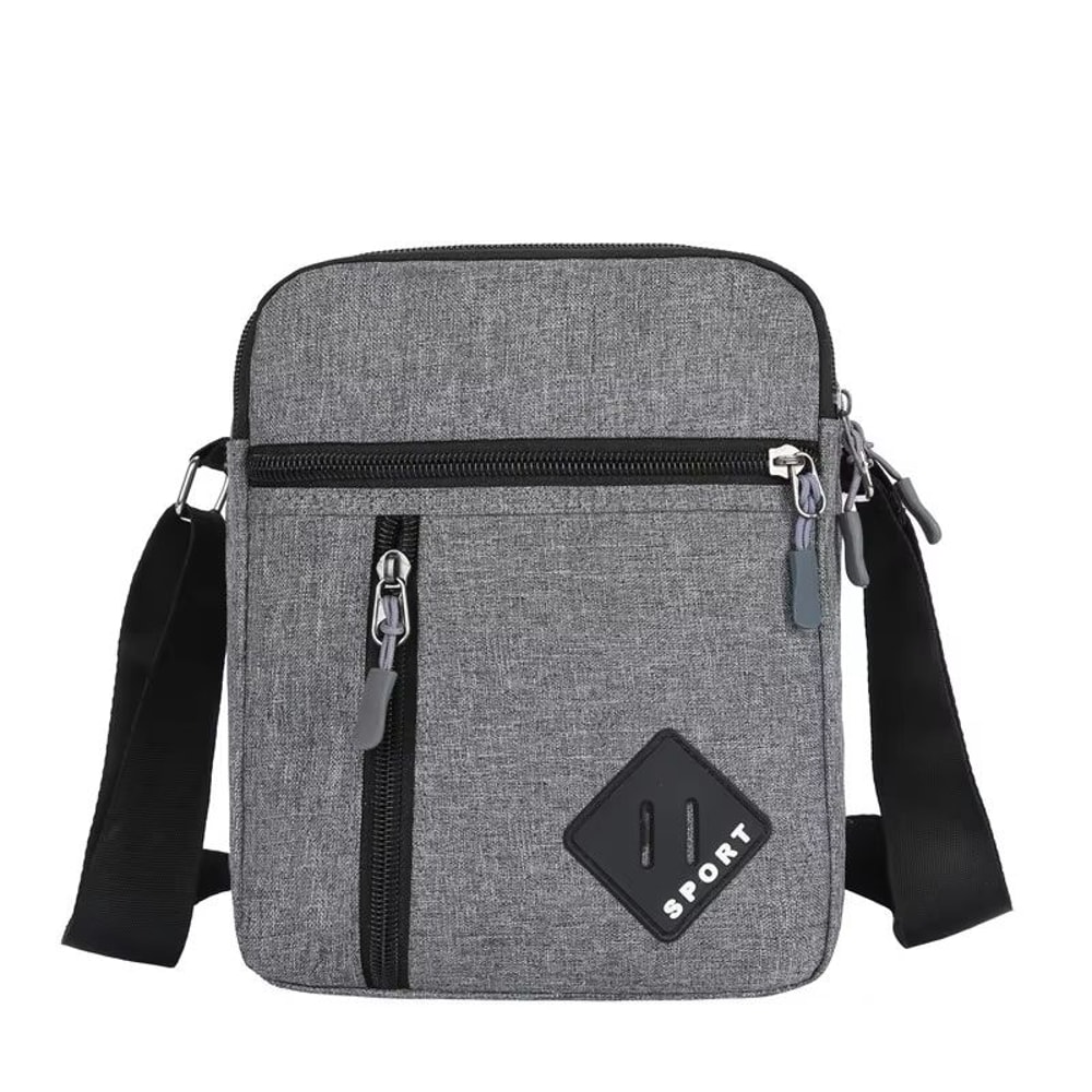 Mens Oxford Cloth Messenger Bag Simple Casual Business Crossbody Shoulder Bag For Work And Travel 8