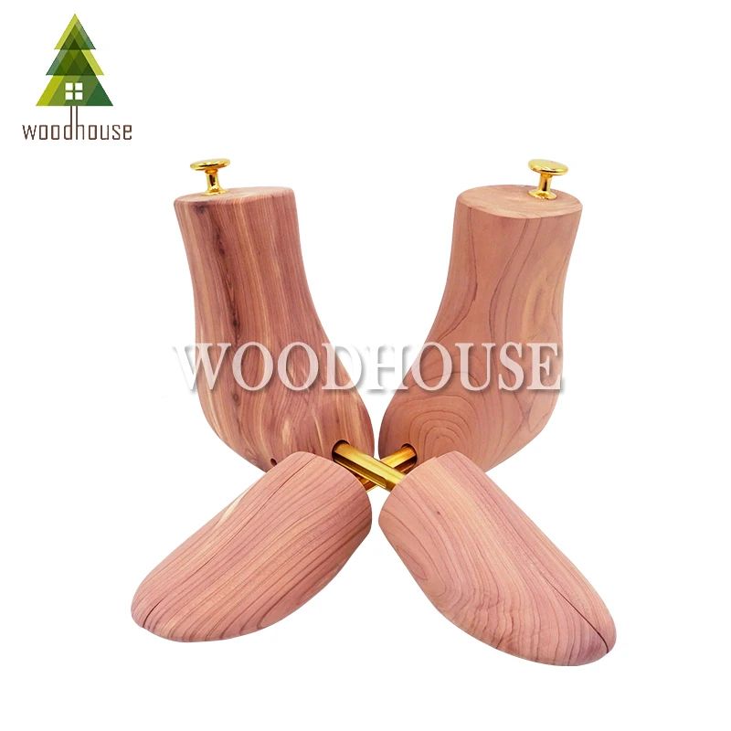 Adjustable Red Cedar Boot Stretcher Shoe Tree Single Tube For Men And Women 0