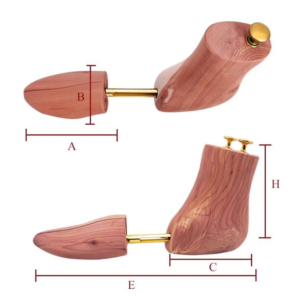 Adjustable Red Cedar Boot Stretcher Shoe Tree Single Tube For Men And Women 3