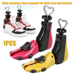 universal adjustable shoe stretcher and boot widener with steel shaft